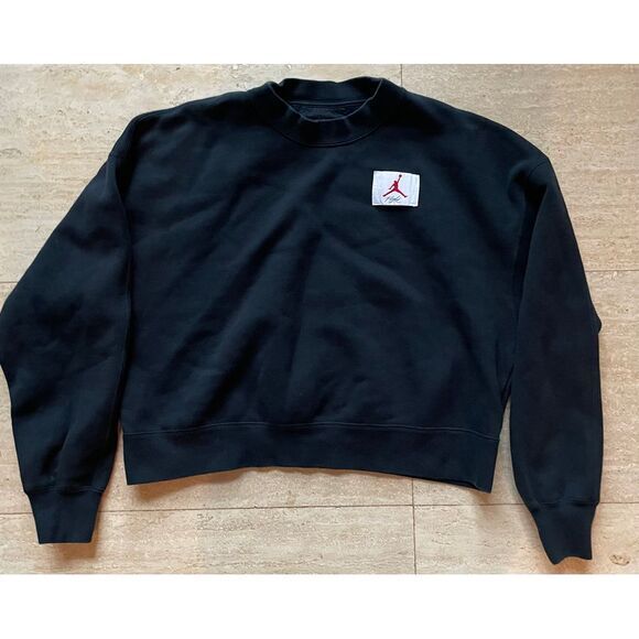 Jordan Tops - Jordan Black Sweatshirt with Logo